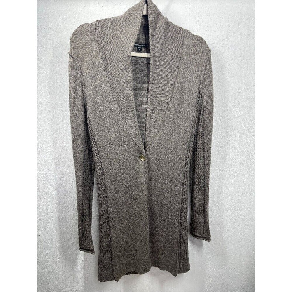 JAMES PERSE WOMENS SIZE SMALL ONE BUTTON CARDIGAN KNEE LENGTH